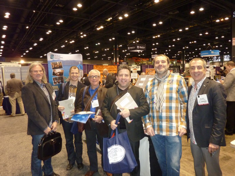 Louis Martinus et les amis Québecquois lors de la Midwest de Chicago en 2014
